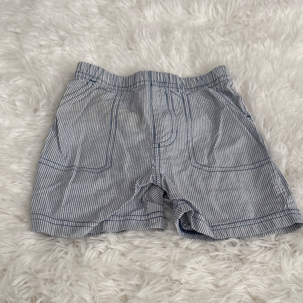 Child of Mine Blue Striped Kids Shorts